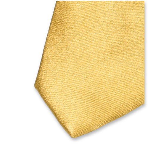 Goldene Damenkrawatte - Satinseide (2)