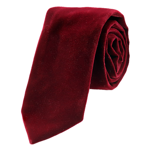 Burgund Samtkrawatte (1)