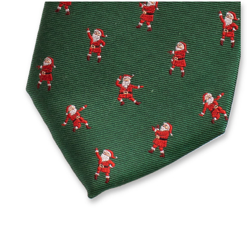 Weihnachtskrawatte Tanzende Weihnachtsmänner (2)