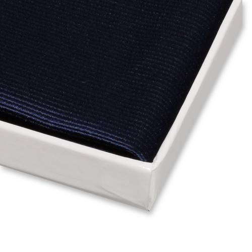 Dunkelblaues Einstecktuch (2)