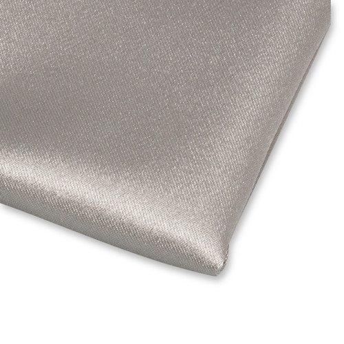 Graues Satin Einstecktuch (2)