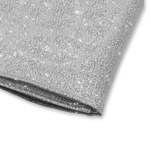 Silber Glitter Einstecktuch (2)