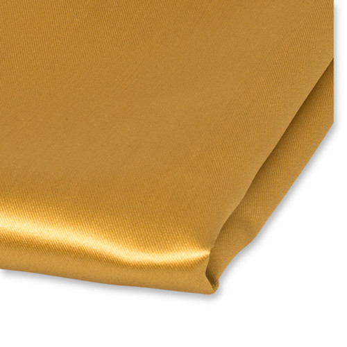Goldenes Einstecktuch Polyester Satin (2)