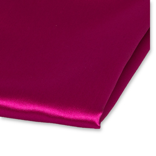 Fuchsia Einstecktuch Polyester Satin (2)