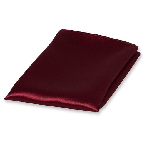 Bordeaux Einstecktuch Polyester Satin (1)