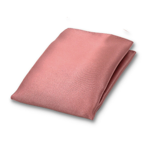 Braun-Rosa Einstecktuch Polyester Satin (3)