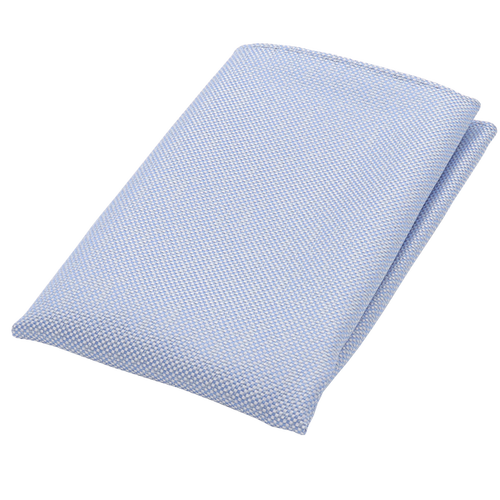 Hellblaues Einstecktuch Two-tone (1)