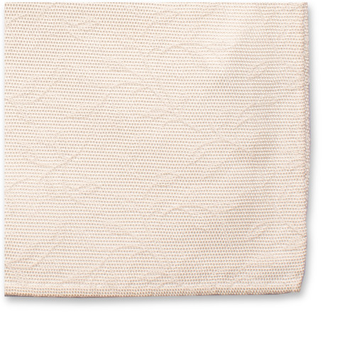 Einstecktuch für die Hochzeit - Ecru mit Blumen (2)