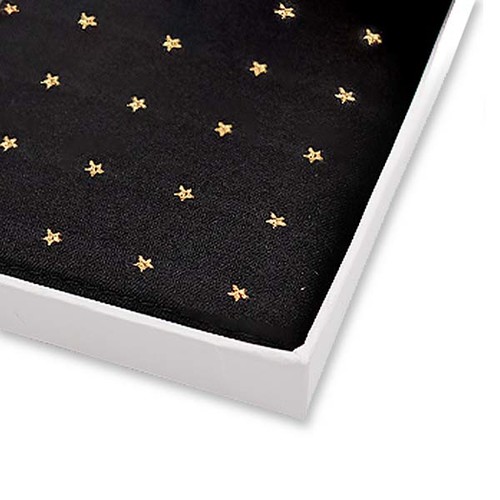 Schwarz - Gold Star Einstecktuch (2)