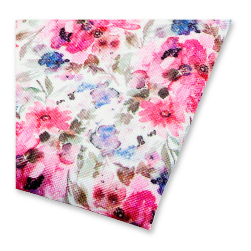 Fliederfarbenes Blumen-Einstecktuch (2)