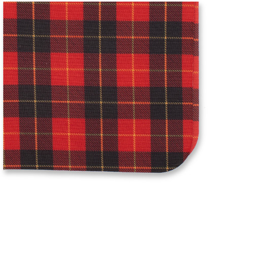 Weihnachts-Einstecktuch - Rot Kariert (2)