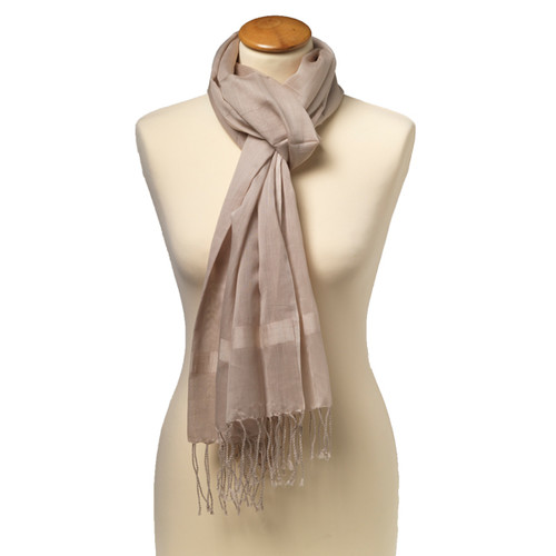 Beiger Pashmina Schal (1)