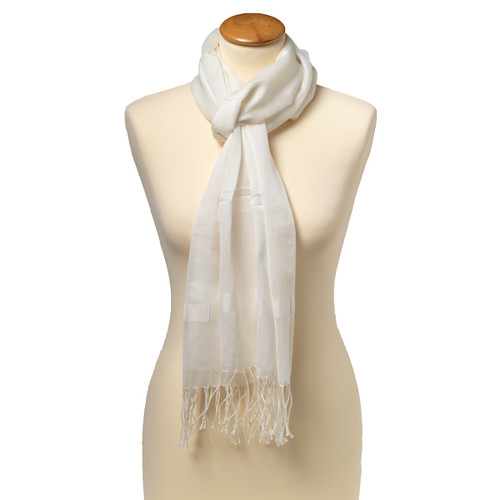 Creme Pashmina Schal (1)