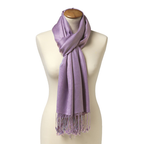 Lila Viskose Schal (1)