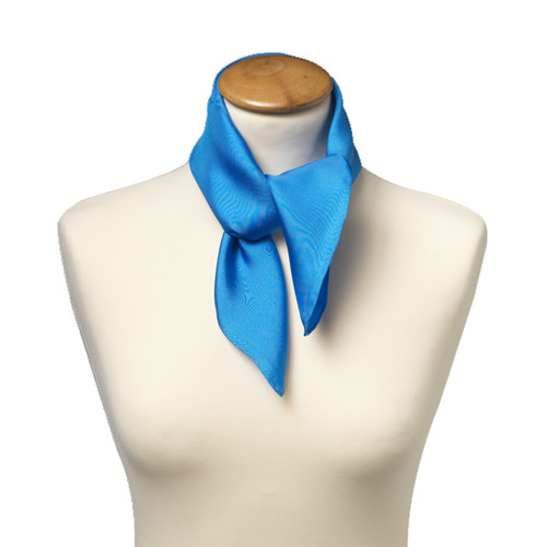 Grellblaues Nickituch - Viereckig (2)