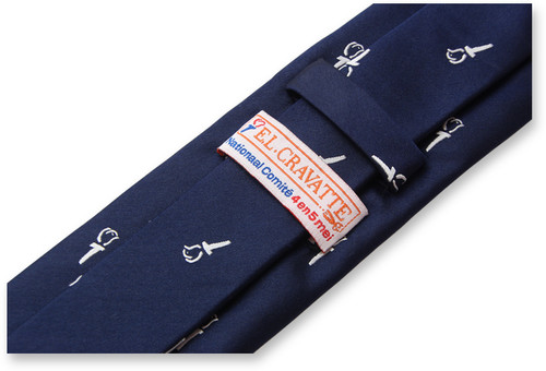 Dunkelblaue Krawatte - Freiheit (3)