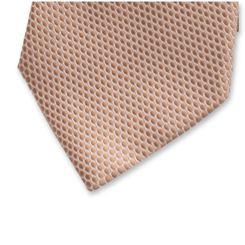 Beige Luxus-Krawatten-Kreismuster (1)