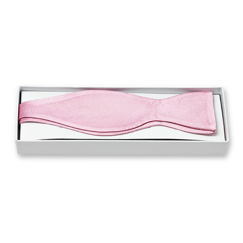 Hellrosa Fliege zum Selberbinden (2)