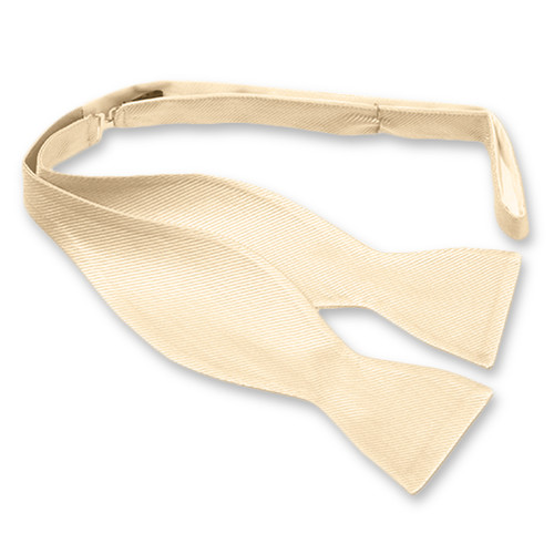 Ecru Fliege zum Selberbinden (1)