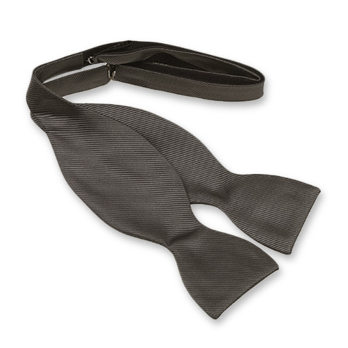 Anthrazite Fliege zum Selberbinden (1)