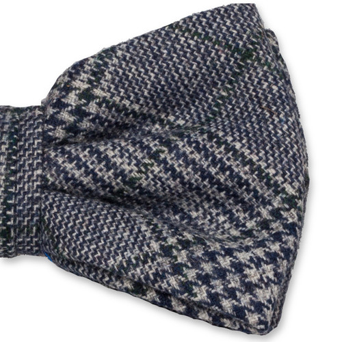 Karierte Wollfliege blau (2)