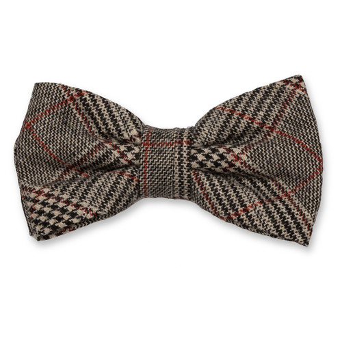 Karierte Wollfliege schwarz/ braun (1)