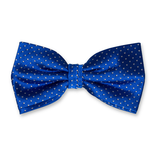 Blaue Herrenfliege mit Pünktchen (1)