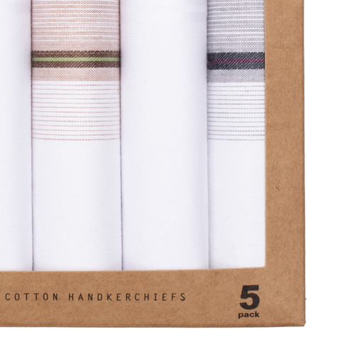 Herrentaschentücher - Weiß Variante (2)