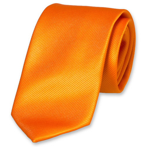 Polyester-Krawatte orange (1)