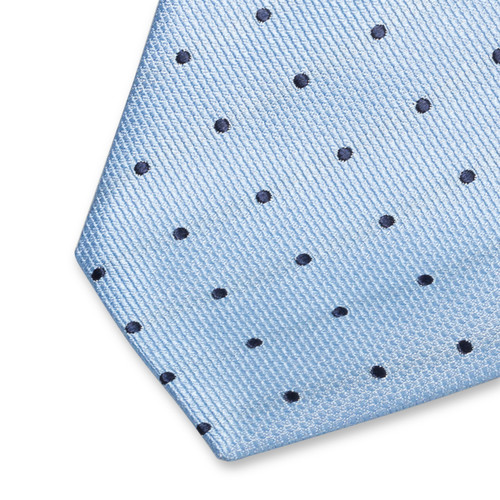 Krawatte Polka Dot Hellblau (2)