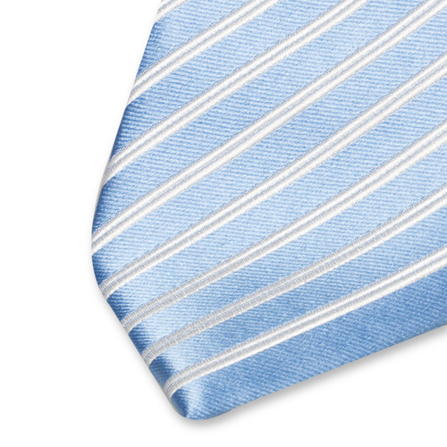 Blaue Krawatte mit Streifendesign (2)