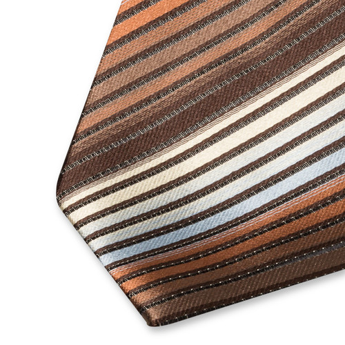 Krawatte multicolor braun (2)