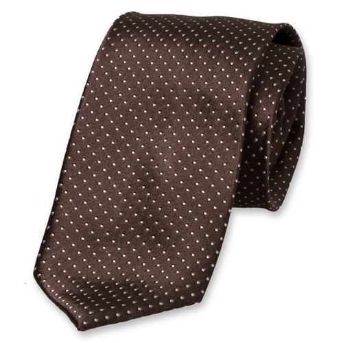 Krawatte Punkte Braun (1)