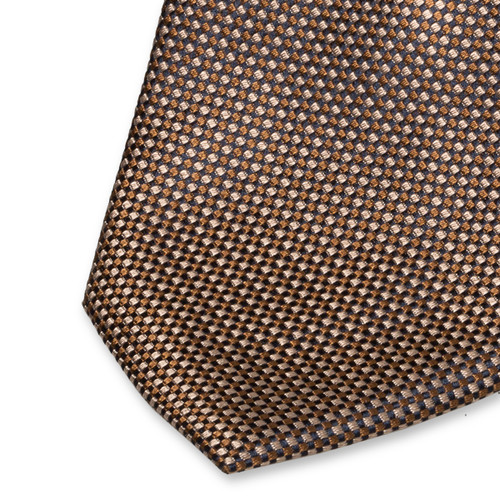 Two-Tone Krawatte braun (2)