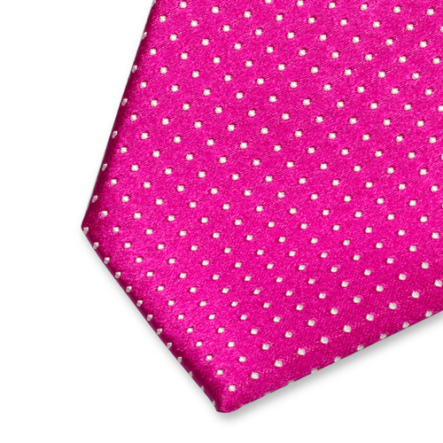 Krawatte Punkte Fuchsia (2)