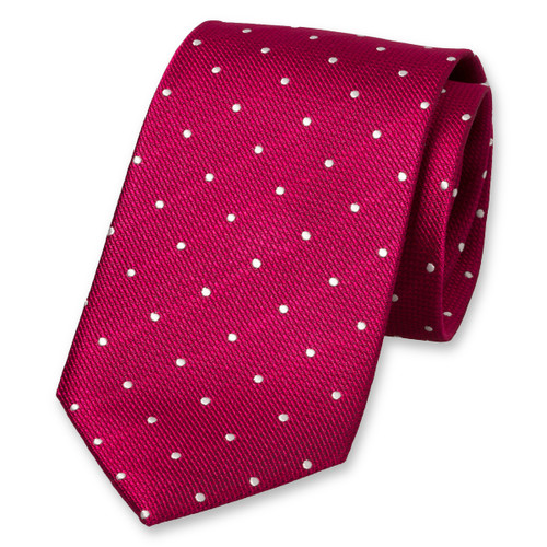 Krawatte Polka Dot Fuchsia (1)