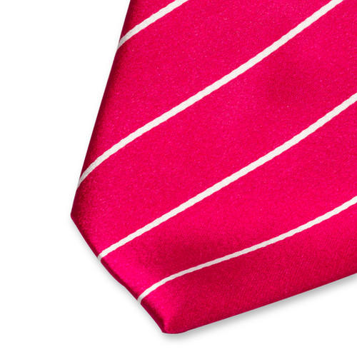 Fuchsia Krawatte Satin (2)