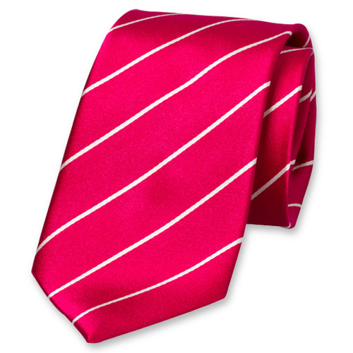 Fuchsia Krawatte Satin (1)