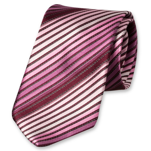 Krawatte multicolor rosa (1)