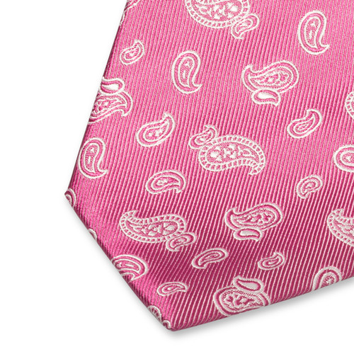 Paisley Krawatte rosa (2)