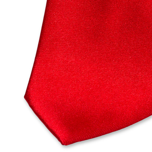 Rote Satin Krawatte (2)