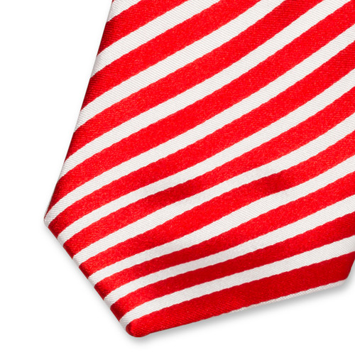 Krawatte rot/weiß (2)