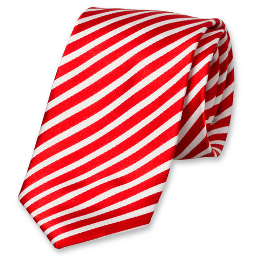 Krawatte rot/weiß (1)