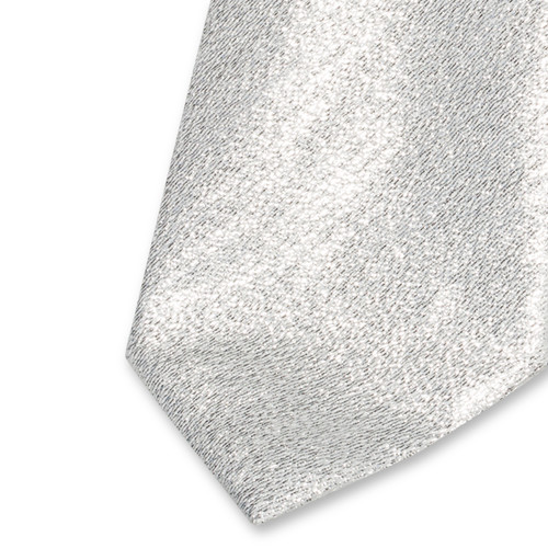Silberne glitzer Krawatte (2)
