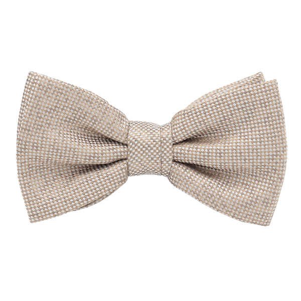 Beige Fliege Two-tone (1)