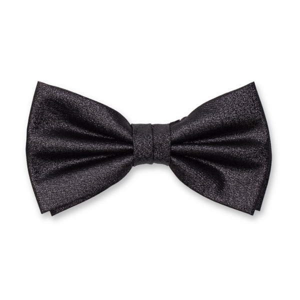 Herren Fliege Schwarz Glitzer (1)