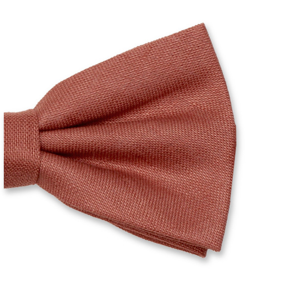 Terrakotta Herrenfliege Leinen (2)