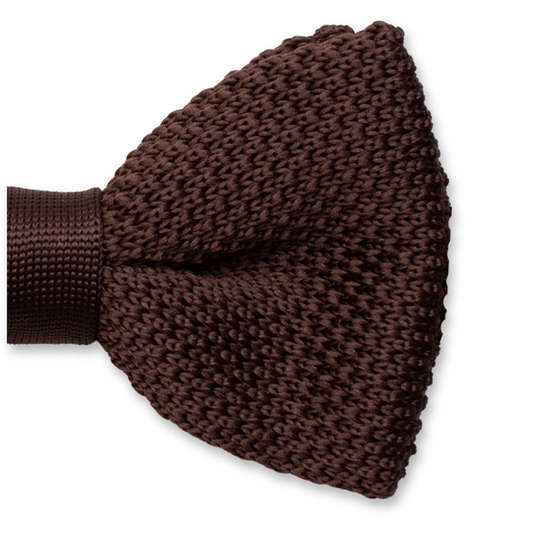 Gestrickte Fliege Braun (2)