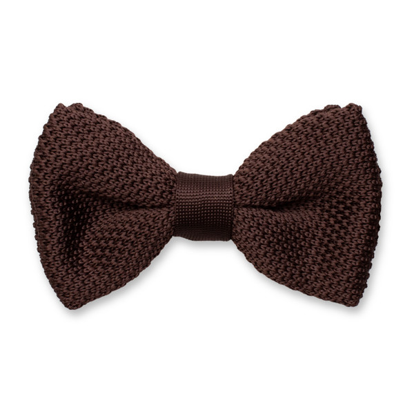 Gestrickte Fliege Braun (1)