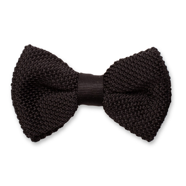 Gestrickte Fliege Schwarz (1)